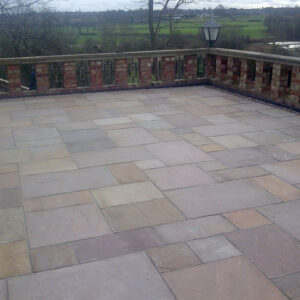 Autumn Brown Patio Slabs