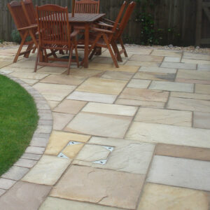Fossil Buff Natural Sandstone Patio Slabs