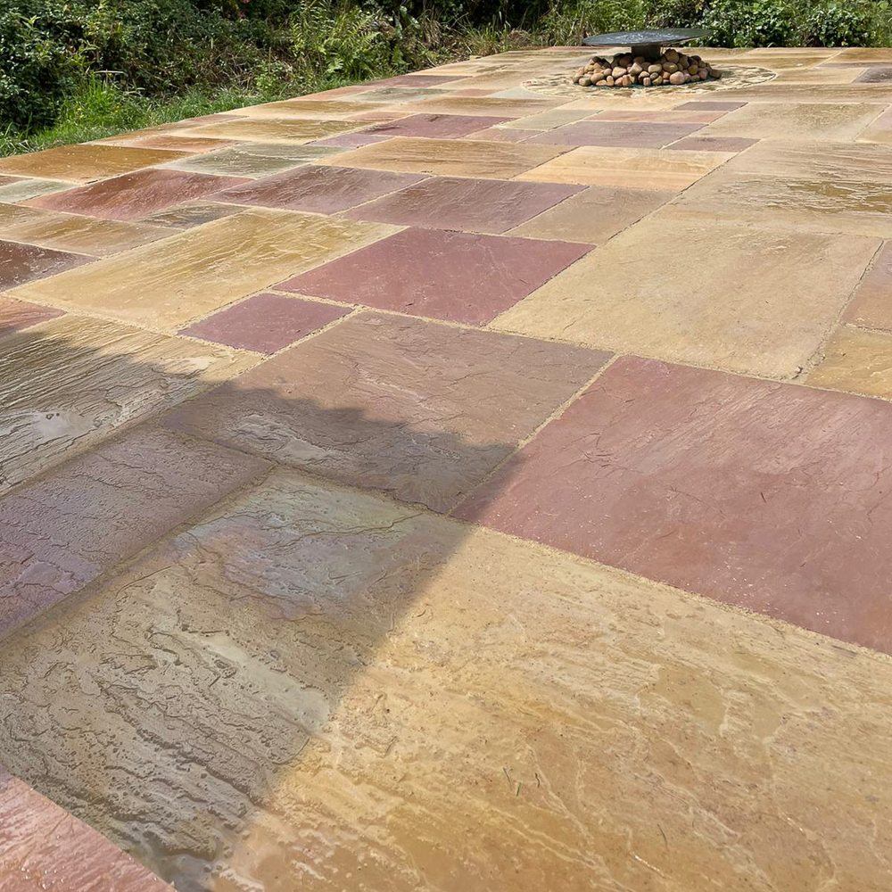 Sunset Modak Natural Sandstone Patio Slabs