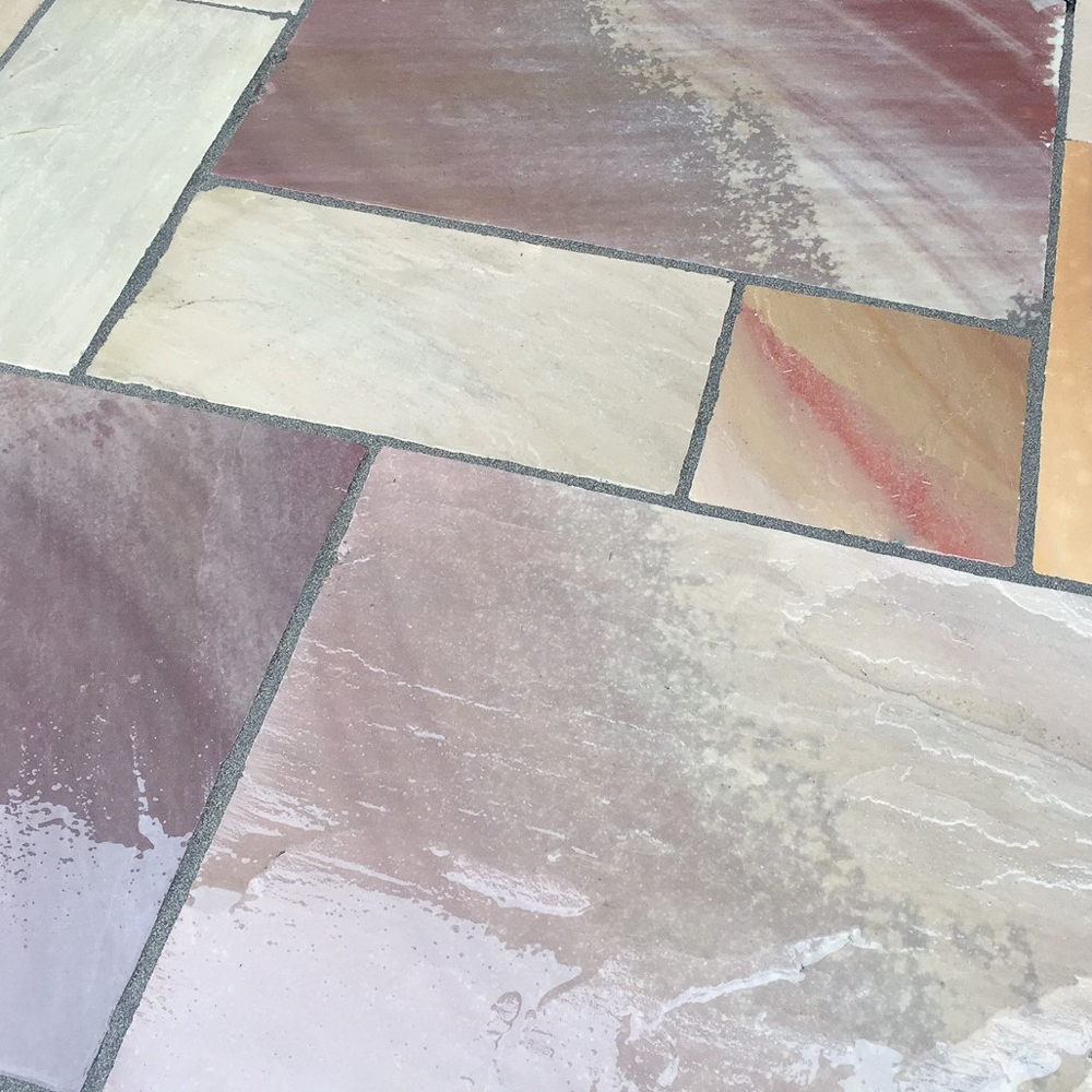 Raveena Natural Sandstone Patio Slabs