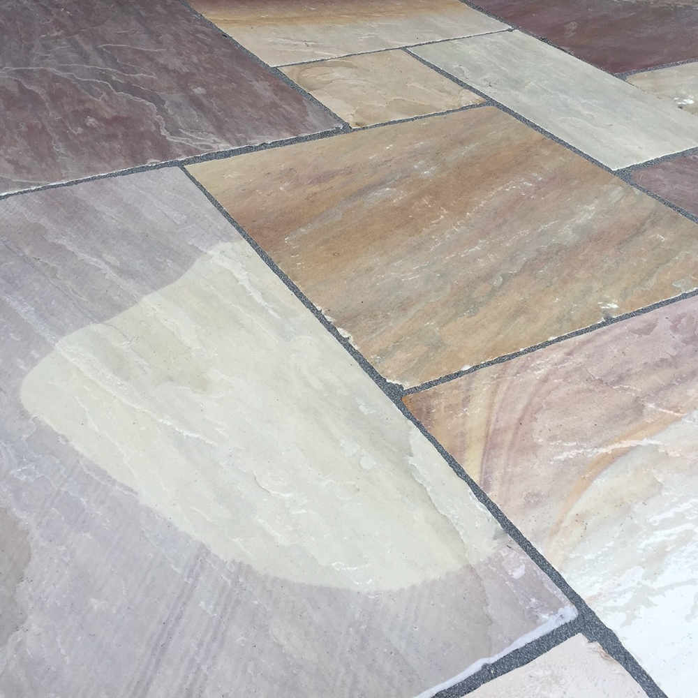 Raveena Natural Sandstone Patio Slabs