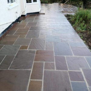 Autumn Brown Patio Slabs