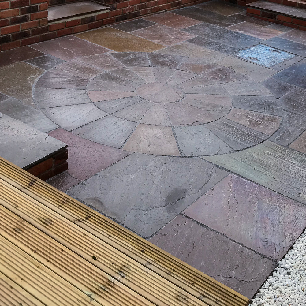 Autumn Brown 2m Sandstone Circle