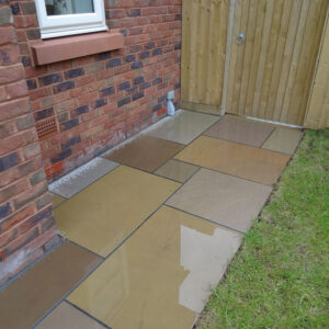 Raj Green Sawn and Honed Patio Slabs