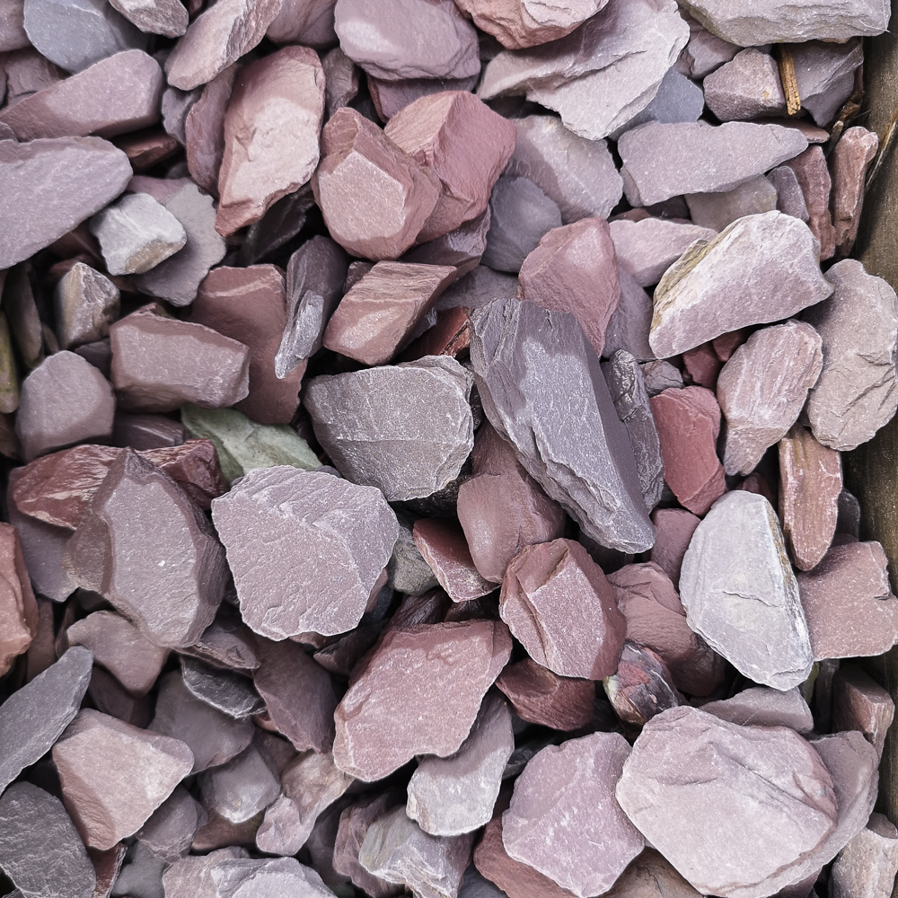 Plum Slate 20mm Chippings