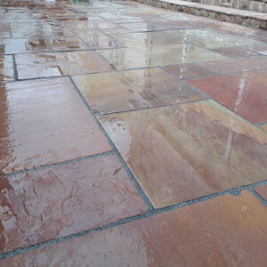 Sunset Modak Aged and Tumbled Sandstone Patio Slabs